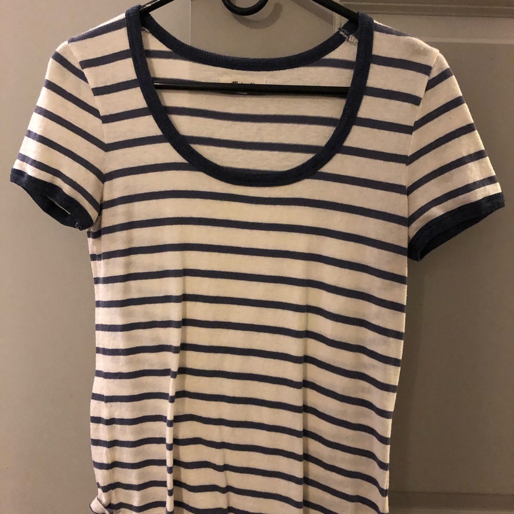 Madewell striped ringer tee